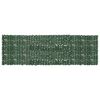 vidaXL Balcony Screen with Dark Green Leaves 500x150 cm