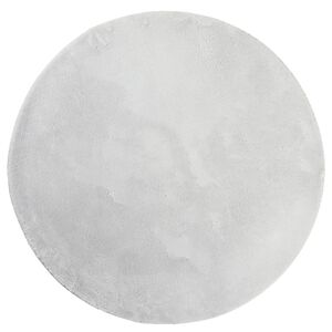 vidaXL Rug HUARTE Short Pile Soft and Washable Grey &Oslash; 120 cm