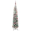 vidaXL Artificial Christmas Tree with 300 LEDs with Stand Green 210 cm
