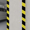 vidaXL Wall Protectors 6 pcs Yellow&Black 50x10x2 cm EVA Foam