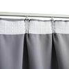 vidaXL Blackout Curtains with Hooks 2 pcs Grey 140x225 cm