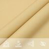 vidaXL Sun Shade Sail Sand 6x3 m 100% Polyester Oxford