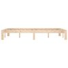 vidaXL Bed Frame without Mattress Solid Wood Pine 120x200cm
