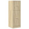 vidaXL Apothecary Cabinet Sonoma Oak 40x41x118 cm Engineered Wood