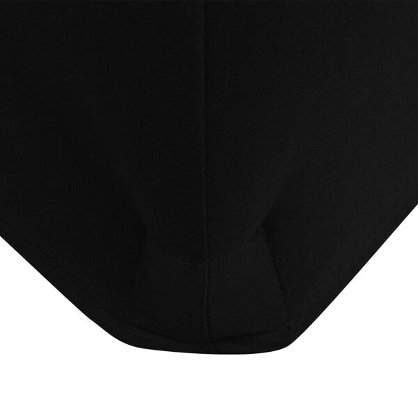 vidaXL Stretch Table Slipcovers 2 pcs 243x76x74 cm Black