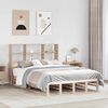 vidaXL Bookcase Bed without Mattress 140x200 cm Solid Wood
