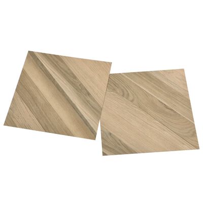 vidaXL Self-adhesive Flooring Planks 20 pcs PVC 1.86 m² Brown Striped