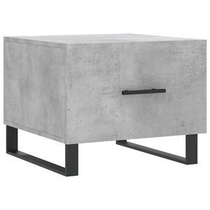 vidaXL Coffee Table Concrete Grey 50x50x40 cm Engineered Wood