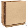 vidaXL LED Sideboard Old Wood 71 x 34.5 x 75 cm Engineered Wood
