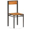 vidaXL Dining Chairs 6 pcs Solid Acacia Wood