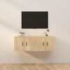 vidaXL Wall-mounted TV Cabinets 2 pcs Sonoma Oak 57x34.5x40 cm