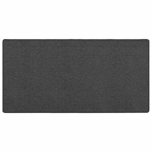 vidaXL Carpet Runner Dark Grey 100 x 200 cm 100% Polypropylene