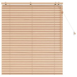 vidaXL Venetian Blind Oak Look 115 x 130 cm 35 mm Solid Paulownia Wood