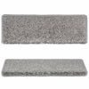 vidaXL Stair Mats 10 pcs 65x21x4 cm Grey Rectangular Edge