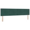 vidaXL Headboard with LED Strip Lights Adjustable Green 100 cm Velvet