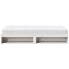 vidaXL Day Bed with Mattress White 80x200 cm Solid Wood Pine