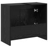 vidaXL Bathroom Cabinet Black Oak 63 x 29 x 55 cm Engineered wood