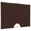 vidaXL Balcony Privacy Screen Rectangular 200 x 400 cm Polyester Brown