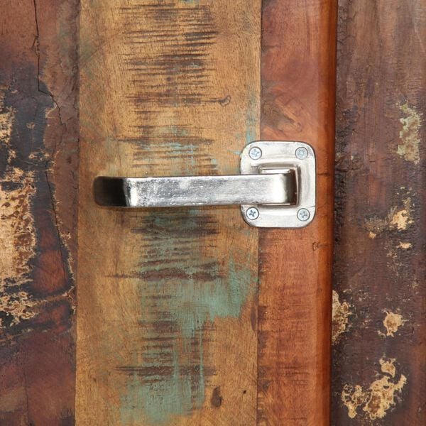 vidaXL Highboard 90x42x142 cm Solid Reclaimed Wood