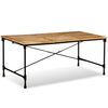vidaXL Dining Table Solid Mango Wood 180 cm