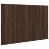 vidaXL Bed Headboard with Cabinets Brown Oak 120 cm Engineered Wood