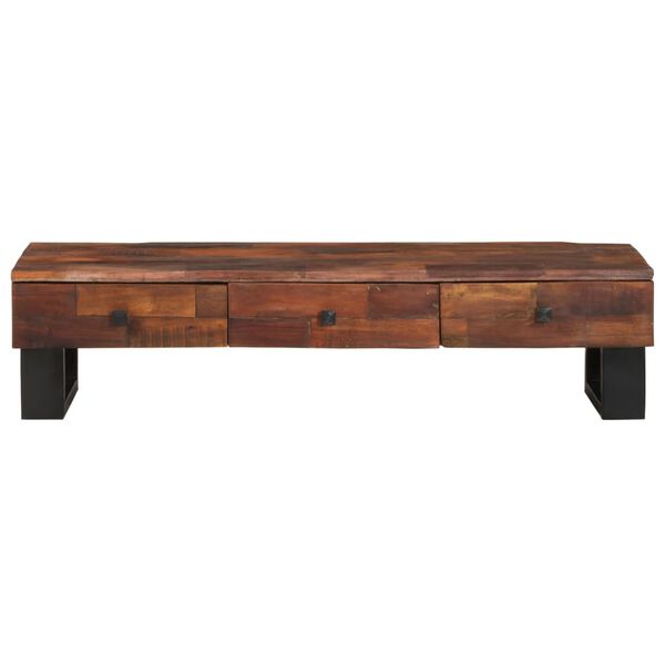 vidaXL TV Cabinet 110x30x30 cm Solid Reclaimed Wood