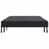 vidaXL Table Cover Plain Black 102 x 202 x 15 cm Fabric