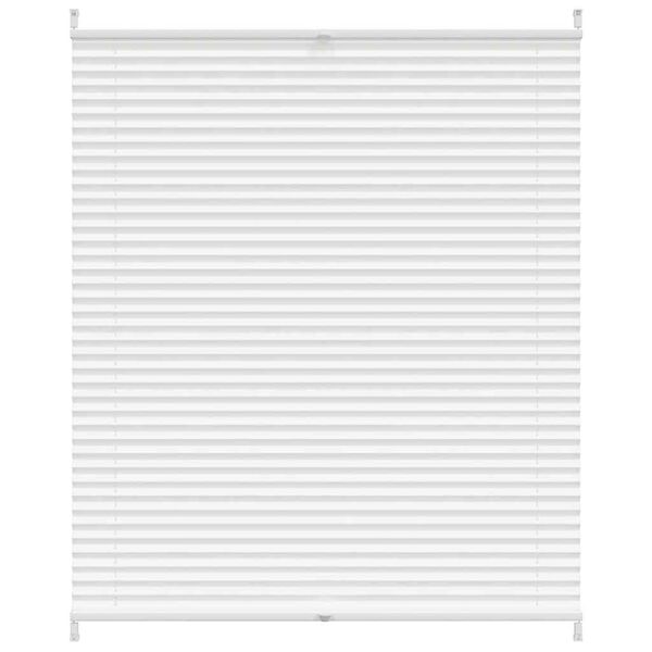 Plisse Blind 100x125cm White Pleated Blind