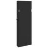 vidaXL Mirror Jewellery Cabinet Wall Mounted Black 30x8.5x90 cm