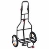 vidaXL Folding Bike Trailer with Grocery Bag Black