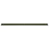 vidaXL Floating Shelf 2 pcs Olive Green 100 x 9 x 2.5 cm Steel