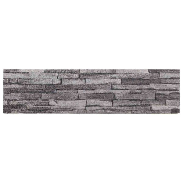 vidaXL Wall Panels 10 pcs Anthracite 100 x 25 cm EPS Foam