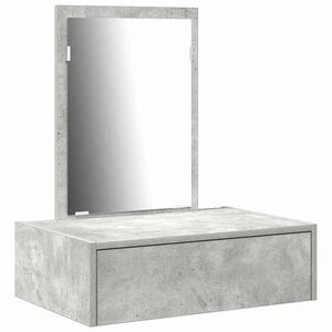 vidaXL Dressing Table Grey 60 x 40 x 70 cm Engineered Wood