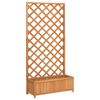 vidaXL Planter | Brown | Solid fir wood | 90 cm x 35 cm x 180 cm | Planters