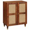 vidaXL Sideboard Set 3 pcs Brown 180 x 33 x 75 cm Solid Mango Wood