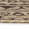 vidaXL Handmade Rug Jute with Dark Brown Print 90 cm