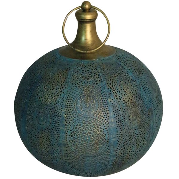 Luxform Battery-operated LED Garden Flame Lantern Tiznit Green