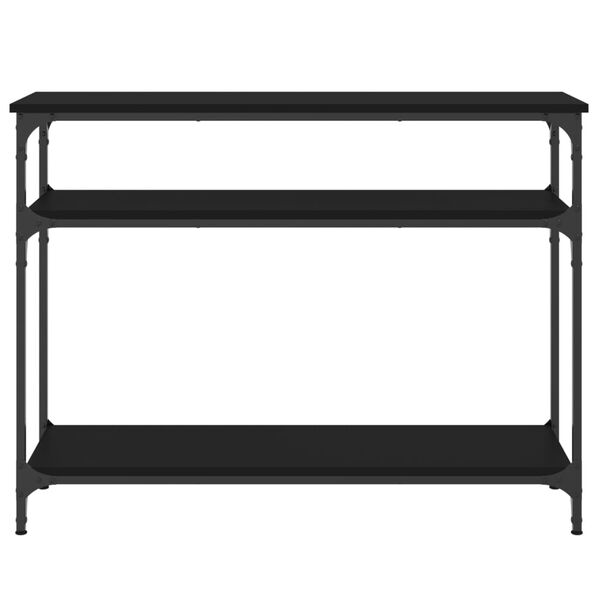 vidaXL Console Table Black 100x29x75 cm Engineered Wood