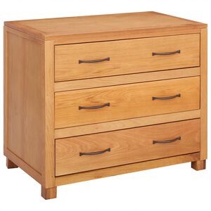 vidaXL Cabinet with Drawer with Storage Brown Engineered wood