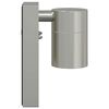 vidaXL Outdoor Wall Light Silver 6.5 x 10.5 x 16 cm Stainless steel
