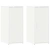 vidaXL Shoe Cabinets 2 pcs White 32x35x70 cm Engineered Wood
