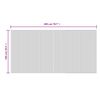 vidaXL Rug Rectangular Black 100x200 cm Bamboo