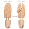 vidaXL Shoe Trees 5 Pairs Size 38-39 Solid Pine Wood