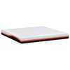 vidaXL Mattress White and Black 180 x 200 cm Gel-Infused Foam