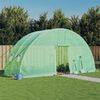 vidaXL Greenhouse with Steel Frame Green 12 m&sup2; 6x2x2.85 m