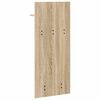 vidaXL Wall-Mounted Coat Rack with Shelf Sonoma oak 90 x 40 x 10 cm