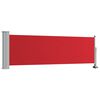 vidaXL Patio Retractable Side Awning 80x300 cm Red