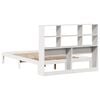 vidaXL Bookcase Bed without Mattress White 140x200cm Solid Wood Pine