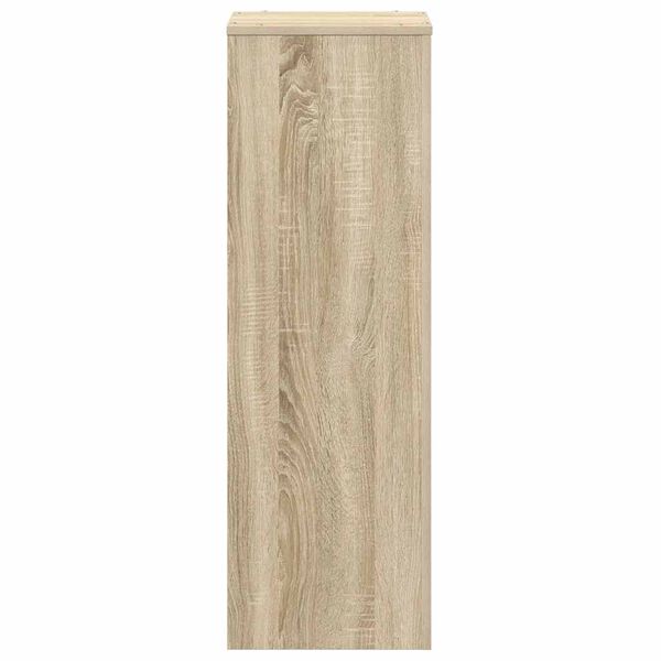 vidaXL Plant Stand Sonoma Oak 33x33x100 cm Engineered Wood
