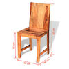 vidaXL Dining Chairs 6 pcs Solid Wood